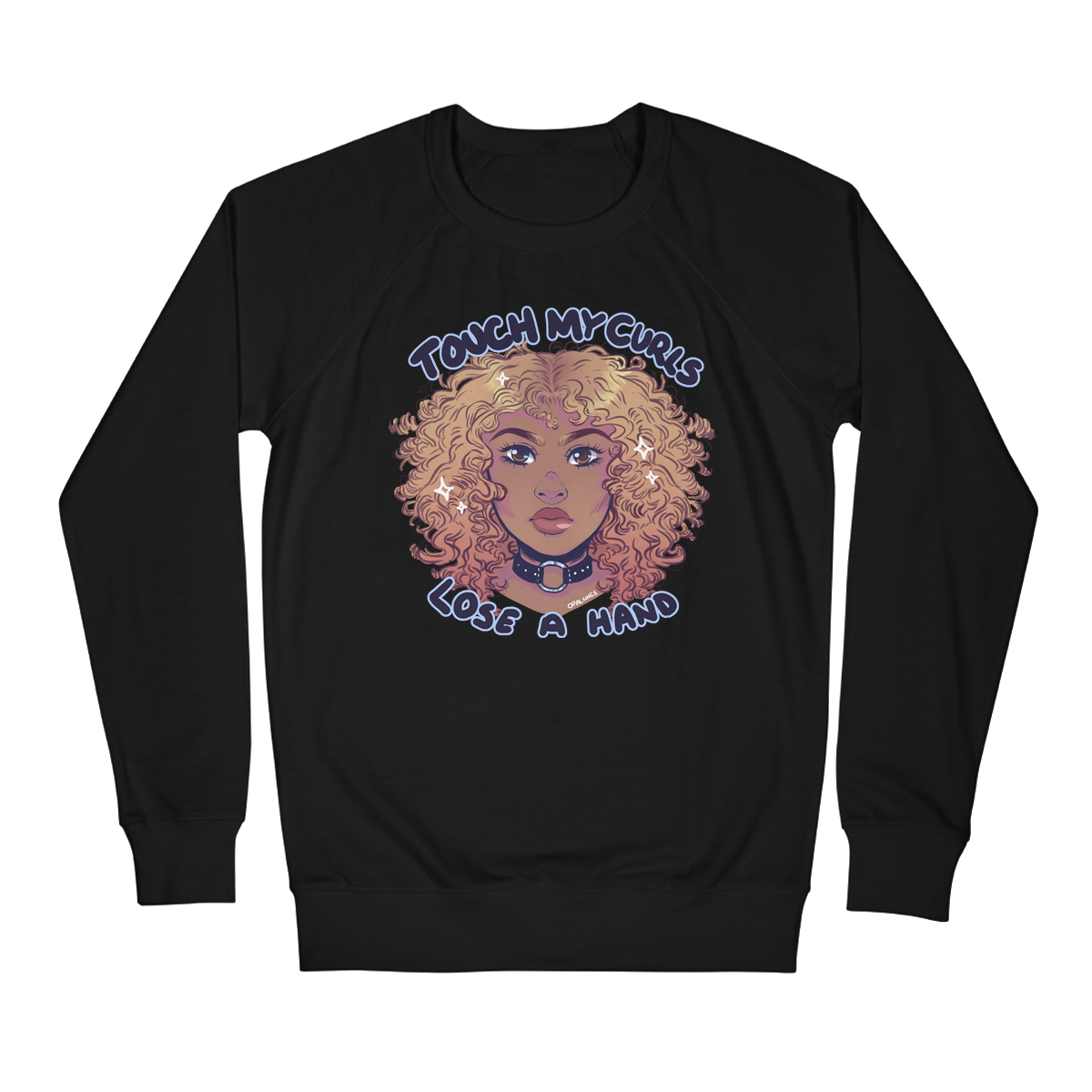 Touch my curls lose a hand