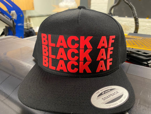 Black AF Hat